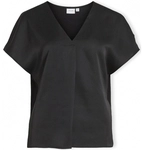 Vila Blusen Noos Top Ellette V - Black