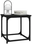 VidaXL Sofaecken, Podesttische Table d'appoint Bois d'ing&eacute;nierie Noir...