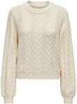 Only Pullover 15317515 RUBINA-WHITECAP GRAY