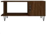VidaXL Wohnzimmertische Table basse Bois d'ing&eacute;nierie Ch&ecirc;ne Marron 90x50x40...