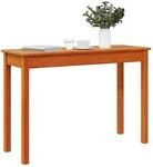 VidaXL Table console Marron en bois massif de pin 110x40x75 cm