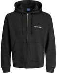 Jack & Jones Kapuzensweaters 12282901 JORNORREBRO EMB SWEAT ZIP-BLACK
