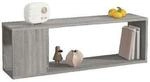 VidaXL Wandregale Meuble TV Sonoma Gris 100x24x32 cm Bois d'ing&eacute;nierie