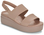 Crocs Flache Sandalen Brooklyn Low Wedge