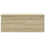 VidaXL Koffer, Aufbewahrungsboxen Malle de rangement bois d'ing&eacute;nierie marron