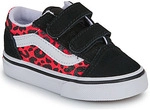 Vans kinderschuhe Old Skool V GLITTER LEOPARD Diva Pink
