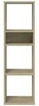 VidaXL Wandregale Biblioth&egrave;que 34x31x112 cm Bois d'ing&eacute;nierie Marron