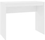 VidaXL Bureau Bois d'ing&eacute;nierie Blanc 90x40x72 cm