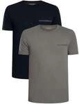 Emporio Armani Pyjama-Sets 2er-Pack Lounge-T-Shirts mit Rundhalsausschnitt