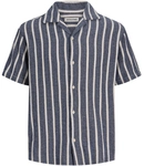 Jack & Jones Kurzarm Hemdbluse Coba Stripe Resort Shirt