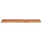 VidaXL Wandregale &Eacute;tag&egrave;re murale en bois d'acacia massif marron bord vif