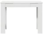 VidaXL Bureau 100x45x75 cm Bois d'ing&eacute;nierie Blanc