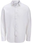 Jack & Jones Hemdbluse 12289174 SUMMER LINEN-WHITE