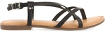 Gioseppo Flache Sandalen 69114 negro