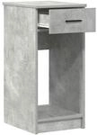VidaXL Support de tour d'ordinateur gris b&eacute;ton 35x45x77 cm