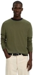 Selected Pullover Noos Berg Crew Neck Knit - Kalamata/Melange