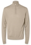 Selected Pullover Noos Tray Half Zip Knit - Kelp