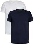 Lyle & Scott T-Shirt 2er-Pack Basic-Lounge-T-Shirts mit Tasche