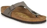 BIRKENSTOCK Zehentrenner Gizeh in Braun, 35