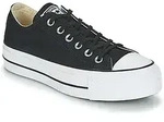 Converse Sneaker Chuck Taylor All Star Lift Clean Ox Core Canvas in Schwarz,...