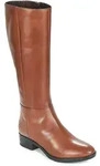 Geox Flache Stiefel D FELICITY in Braun, 36