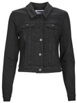 Noisy May Jeansjacken NMDEBRA L/S BLACK DENIM JACKET NOOS
