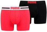 Puma Boxer Boxers Placed Logo Lot de 2 coton