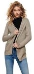 Only Strickjacken Lesly Open Knitted Cardigan - Beije