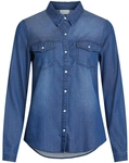 Vila Blusen VIBISTA DENIM-HEMD 14033008