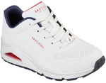 Skechers Sneaker Uno Stand On Air 73690-WNVR White/Navy/RED