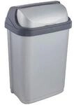 Keeeper Koffer, Aufbewahrungsboxen Poubelle de cuisine Rasmus 10 litres argent&eacute;e