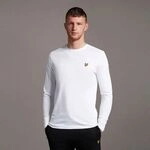 Lyle & Scott T-Shirts & Poloshirts TS512VOG L/S T-SHIRT-626 WHITE