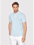 Tommy Hilfiger T-Shirts & Poloshirts MW0MW17771 SLIM POLO-C1O SKY BREEZY BLUE