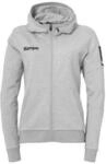 Kempa Trainingsjacken Veste Status &agrave; capuche gris pour femme