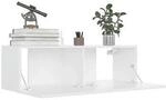 VidaXL Meuble TV Blanc 100x30x30 cm Bois d&rsquo;ing&eacute;nierie
