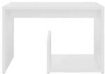 VidaXL Sofaecken, Podesttische Table d'appoint bois d'ing&eacute;nierie blanc...