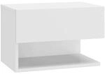 VidaXL Tables de chevet 2 pcs Bois d'ing&eacute;nierie Blanc
