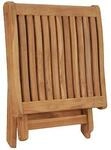 VidaXL Sitzkissen f&uuml;r drau&szlig;en Pouf Repose-pied pliable en bois de teck...