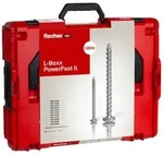 fischer L-BOXX 102 Montagekoffer mit 1800 PowerFast II PH Schrauben + Bit (1801-tlg.)