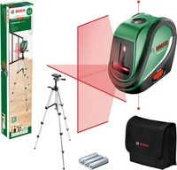 Bosch Kreuzlinien-Laser UniversalLevel 2 Set Art des Zubeh&ouml;rs: Set aus: 3 x Batterie