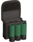 Bosch PRO Impact Socket Set mit PET-Abdeckungen, 1/2", extra tief, 3‐tlg. Impact