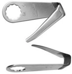 FEIN Schneidmesser U-Form, Schneidenl&auml;nge 60 mm VE: 2 St|Schneidenl&auml;nge: 60