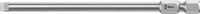 Bit, z&auml;hhart, f&uuml;r Schlitz-Schrauben 1/4", 89 mm Klingenbreite x...