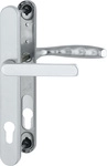 HOPPE Dr&uuml;ckergarnitur mit Schmalschild New York 099KH/3346/1810, Aluminium