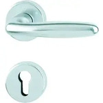 HOPPE Dr&uuml;ckergarnitur Verona 1510/42KB/42KBS, Rosette, rund, Profilzylinder gelocht,