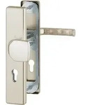 HOPPE Sicherheits-Wechselgarnitur London 61G/2221/2210/113,LS eck.,12mm,ES1/PZ