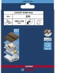 Bosch Schleifblatt ExW480 web, G320 K&ouml;rnung: 320|Paketinhalt: 10er-Paket