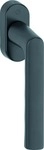 HOPPE Fenstergriff Hamburg 0700L/U26, Standard, oval,7/32-42,F9714M Farbton: schwarz