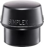 Schlagkopf f&uuml;r Schonhammer Simplex, Gummi-Komposition, mittelhart Kopf-&Oslash;: 50 mm
