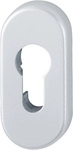 HOPPE Schl&uuml;sselrosette 55S, Aluminium H&ouml;he: 8.00 mm|Farbton: naturfarbig